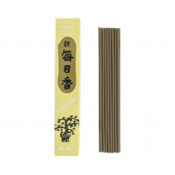 Boîte 50 bâtons d'encens japonais, MORNING STAR, vanille
