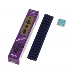 Box of 50 Japanese incense sticks, MORNINGSTAR, musk scent