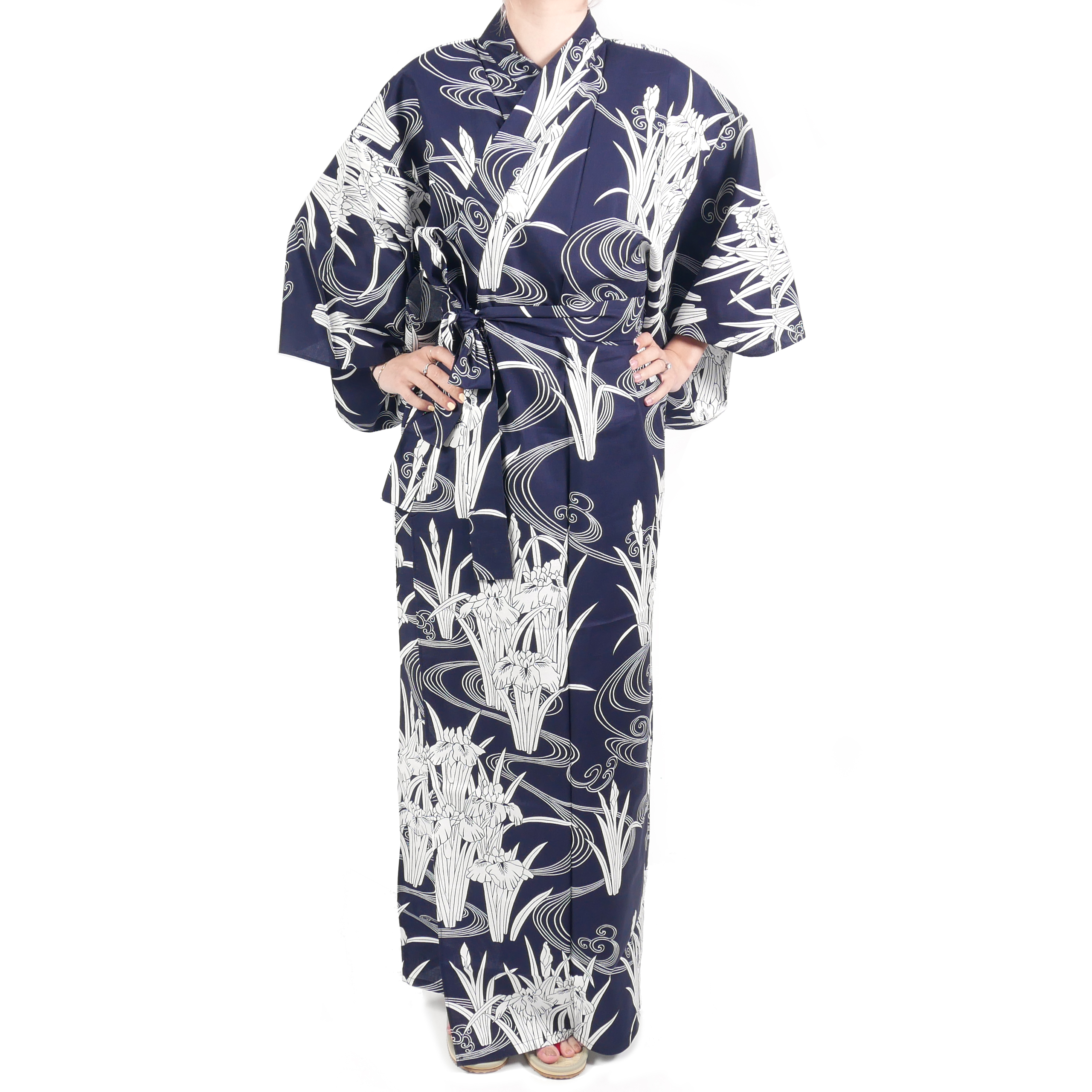Susannah Cotton Kimono Robe Yukata Dressing Gown - India | Ubuy
