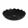 Japanese black cast iron incense burner, IWACHU LOTUS, lotus flower