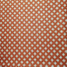 Japanese red cotton fabric with well motif, IGETA, made in Japan width 112 cm x 1m