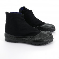 the pair of Japanese Jikatabi black reinforced toe, ESK-3, black