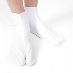 das paar japanischer socken, COTTON TABI, weiß