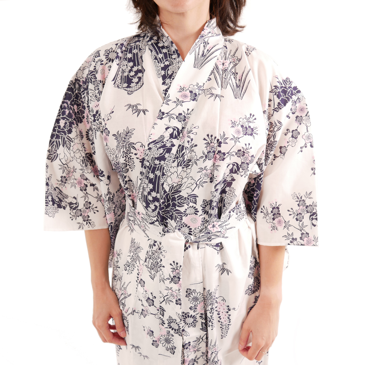 Crane Dance Peach Ladies Organic Kimono Dressing Gown – Verry Kerry: Unique  Ethical Clothing