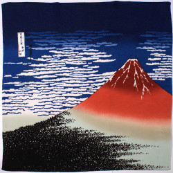 japanese furoshiki Mont fuji Hokusai