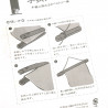 Wooden rod for furoshiki and fabric, RODDO, 43 cm