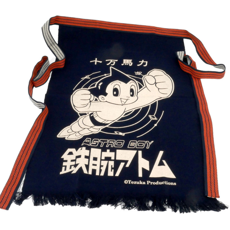 Delantal de algodón tradicional japonés ASTRO BOY, MAEKAKE, ASUTORO