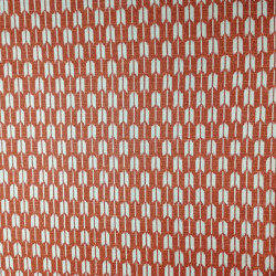 Tessuto giapponese in cotone rosso con motivo di frecce, YAGASURI, realizzato in Giappone larghezza 112 cm x 1m