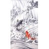 Japanese Noren polyester curtain, KOI