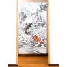 Japanese Noren polyester curtain, KOI