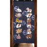 Japanese Noren polyester curtain, ZODIAC