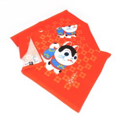 Japanese cotton bath towel, HARIKO INU, small dog