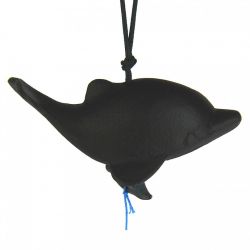 Japan cast iron wind bell, IRUKA, dolphin