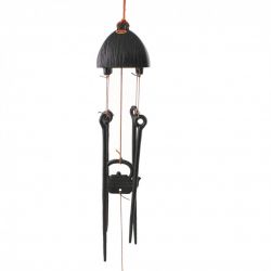 Carillon - Japanese cast iron wind bell, HIBASHI, teapot