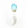 Japanese glass wind bell, FÛRIN, blue