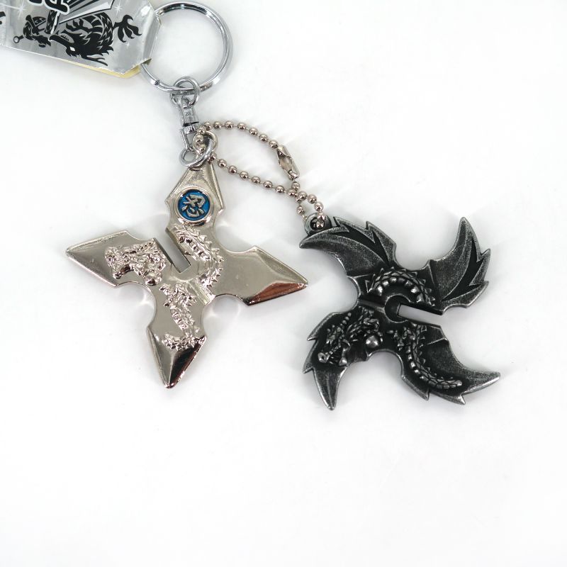 Japanese metallic keychain - GATAI SHURIKEN