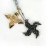 Japanese metallic keychain - GATAI SHURIKEN