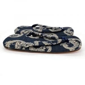 Pair of Japanese fabric zori sandals, RYU