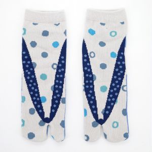 japanese cotton tabi socks, ZORI-MIZUTAMA, white