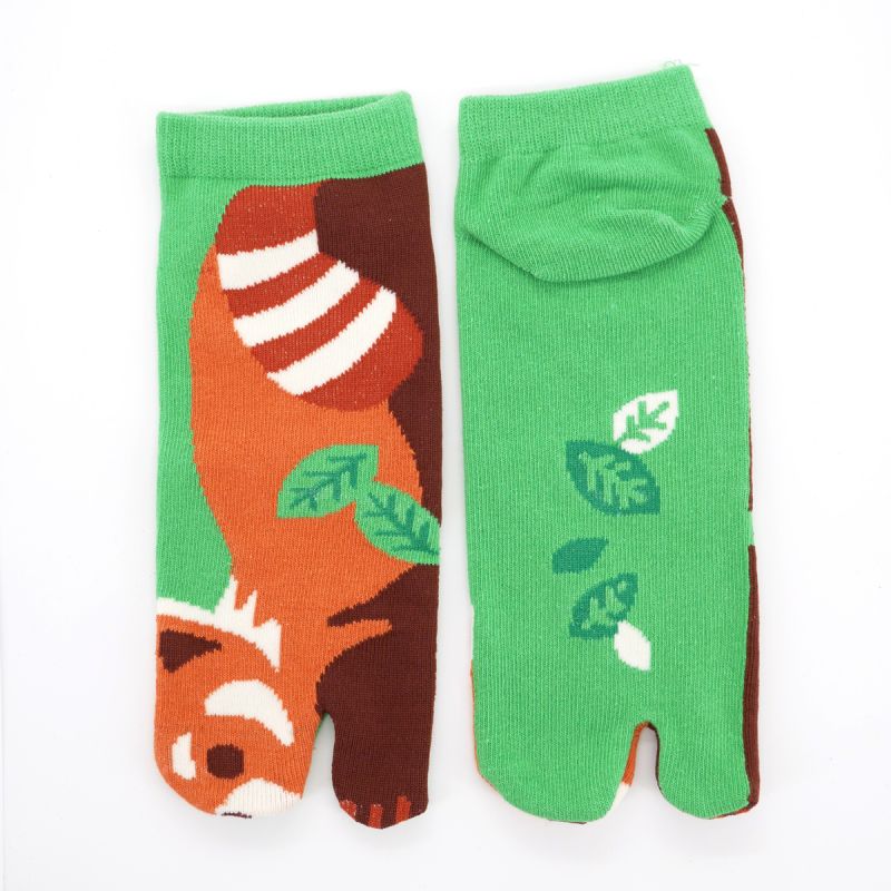 Japanische tabi baumwollsocken, RESSAPANDA, braun