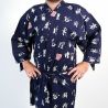 Yukata giapponese in cotone per uomo - TOJIGO
