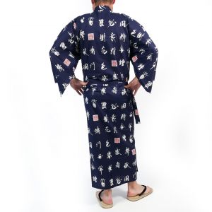 Japanischer Baumwoll-Yukata für Herren – TOJIGO