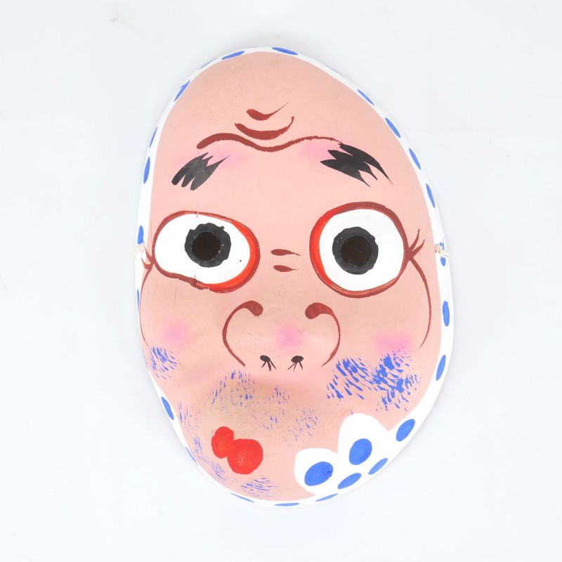 Mini Masque japonais en Papier - Hyottoko -