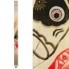 Arazzo di canapa giapponese finemente dipinto a mano, KOINOBORI, stelle filanti di carpa