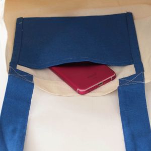 Borsa tote in cotone 100%, Sento Sento Yu Yu