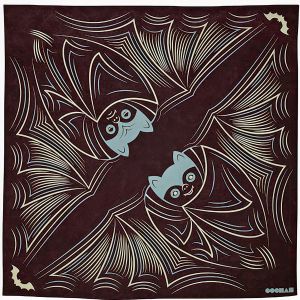 Furoshiki japonais motif chauve-souris, KOMORI