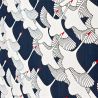 Japanese Furoshiki Crane pattern for packing Bento, TSURU