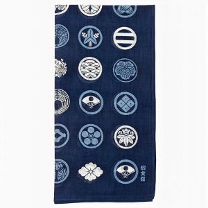 Japanese cotton handkerchief with acronym pattern, TOJIGO