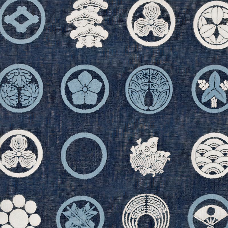 Japanisches Baumwolltaschentuch mit Akronymmuster, TOJIGO