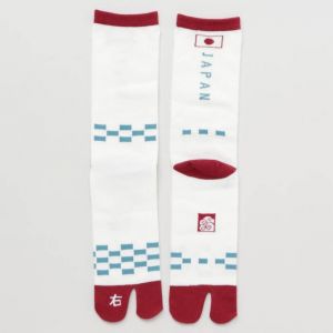 Japanese cotton tabi socks, KAYA, 23-25 cm