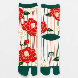 Calcetines tabi japoneses de algodón, KAYA, 23-25 ​​cm