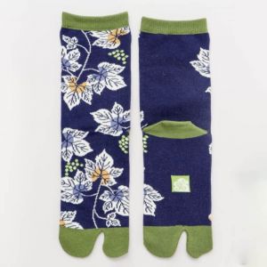 Japanese cotton tabi socks, KAYA, 23-25 cm