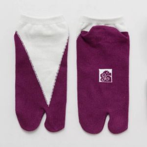 Japanese cotton tabi socks, KAYA, 23-25 cm