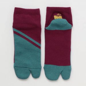 Japanese cotton tabi socks, KAYA, 23-25 cm