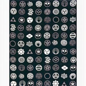 Japanese cotton handkerchief, Black Badge, BAJJI