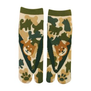 Japanese tabi socks, Camouflage, MEISAI