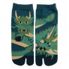 Calcetines tabi japoneses, Camuflaje Verde, MEISAI MIDORI