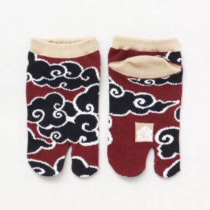 Japanese cotton tabi socks, KAYA, 23-25 cm