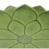 Quemador de incienso de hierro fundido verde japonés, IWACHU LOTUS, flor de loto