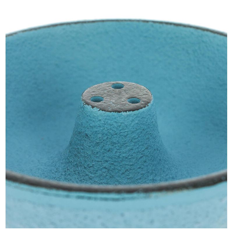 Blue cast-iron incense burner, IWACHU, fountain