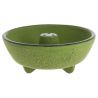 Green cast iron incense burner, IWACHU, fountain