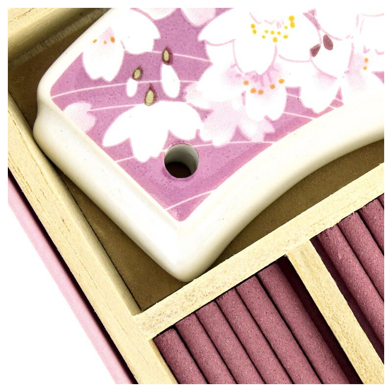 Small Book, 36 incense sticks, SHIAWASE, Cherry blossoms