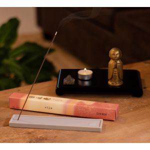 Box of 100 long-lasting incense sticks, EIJU MEIKO, Cinnamon and Amber