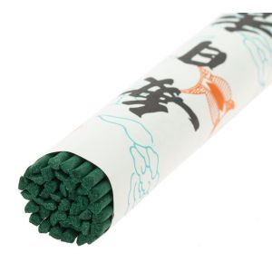 40 sticks of incense in roll, MAINICHIKOH VIVA, Sandalwood and Pine