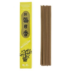 Box of 50 Japanese incense sticks, MORNING STAR PATCHOULI, patchouli fragrance