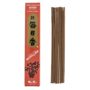 Box of 50 Japanese incense sticks, MORNING STAR MYRRH, Myrrh fragrance